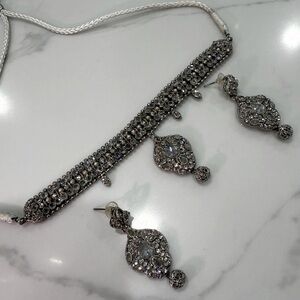 Silver Indian/ Pakistani Jewelry set